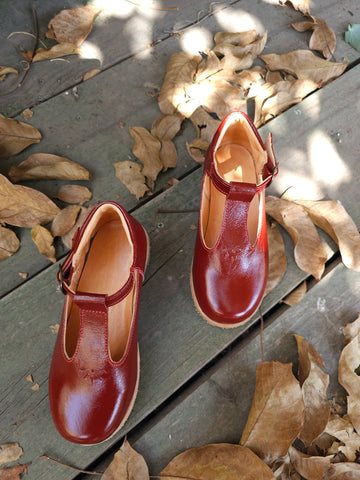 Reina clásico charol rojo 🍂🍁‼️