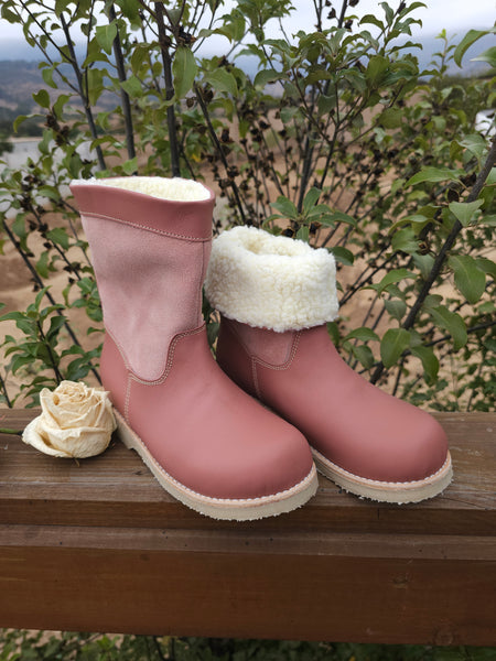 Bota achiporrada rosa viejo 💞 🍂🍁