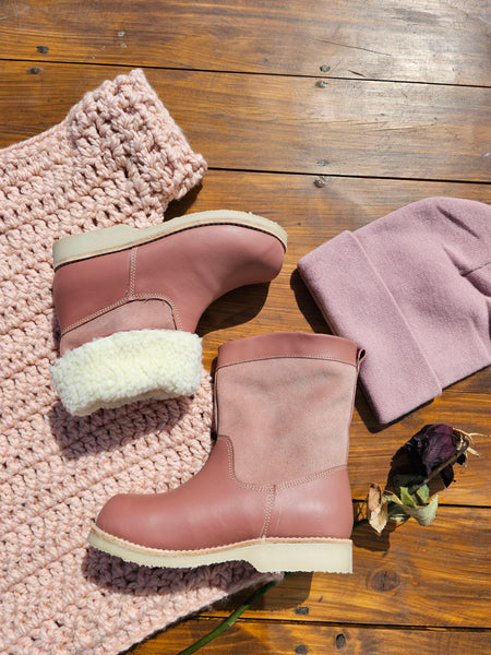 Bota achiporrada rosa viejo 💞 🍂🍁