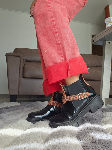 Botin Diane richato ⚫️ negro🍂🍁