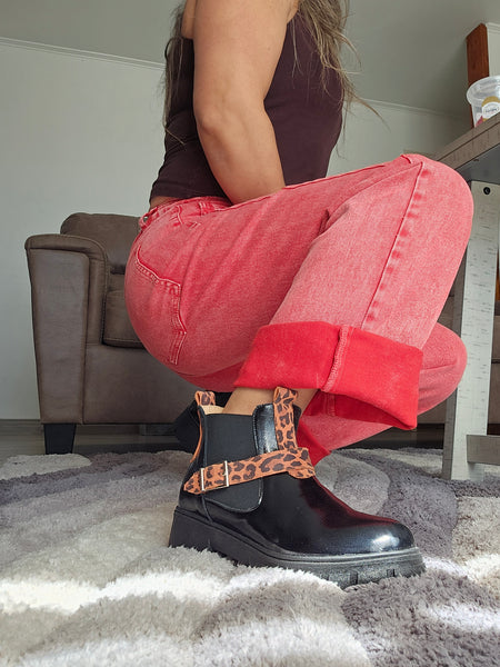 Botin Diane richato ⚫️ negro🍂🍁
