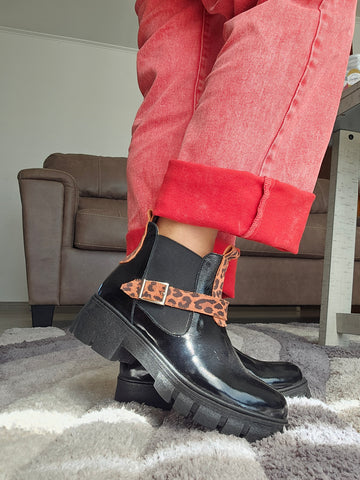 Botin Diane richato ⚫️ negro🍂🍁