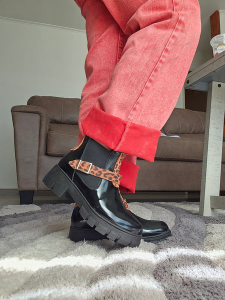 Botin Diane richato ⚫️ negro🍂🍁