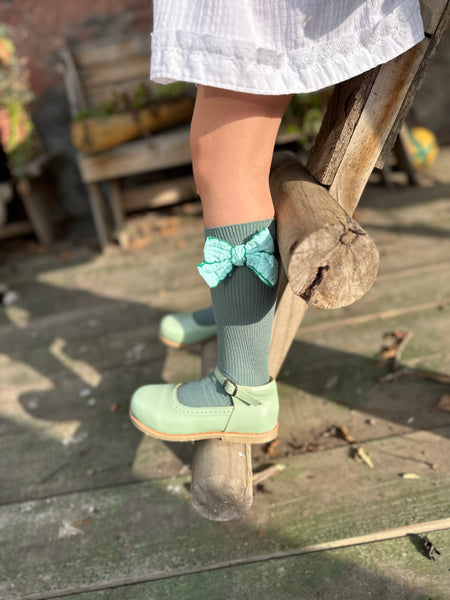 Mafalda clásico cuero menta💚💚
