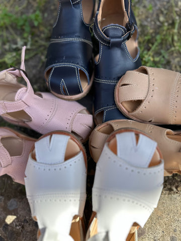 Sandalia  Clemente color rosa palido💕