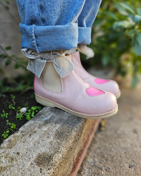 Botín del 💘 color palo rosa