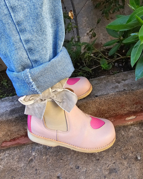 Botín del 💘 color palo rosa