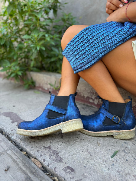 Botín Diane crepe azul 💙💙🍁