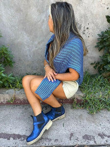 Botín Diane crepe azul 💙💙🍁