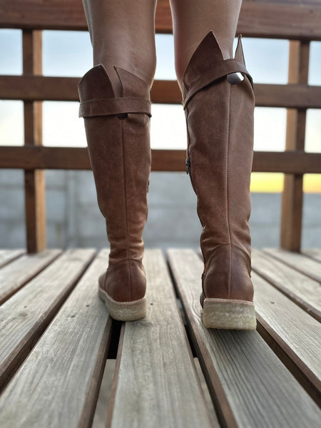 Bota camel Romana crepe 🍁🍂