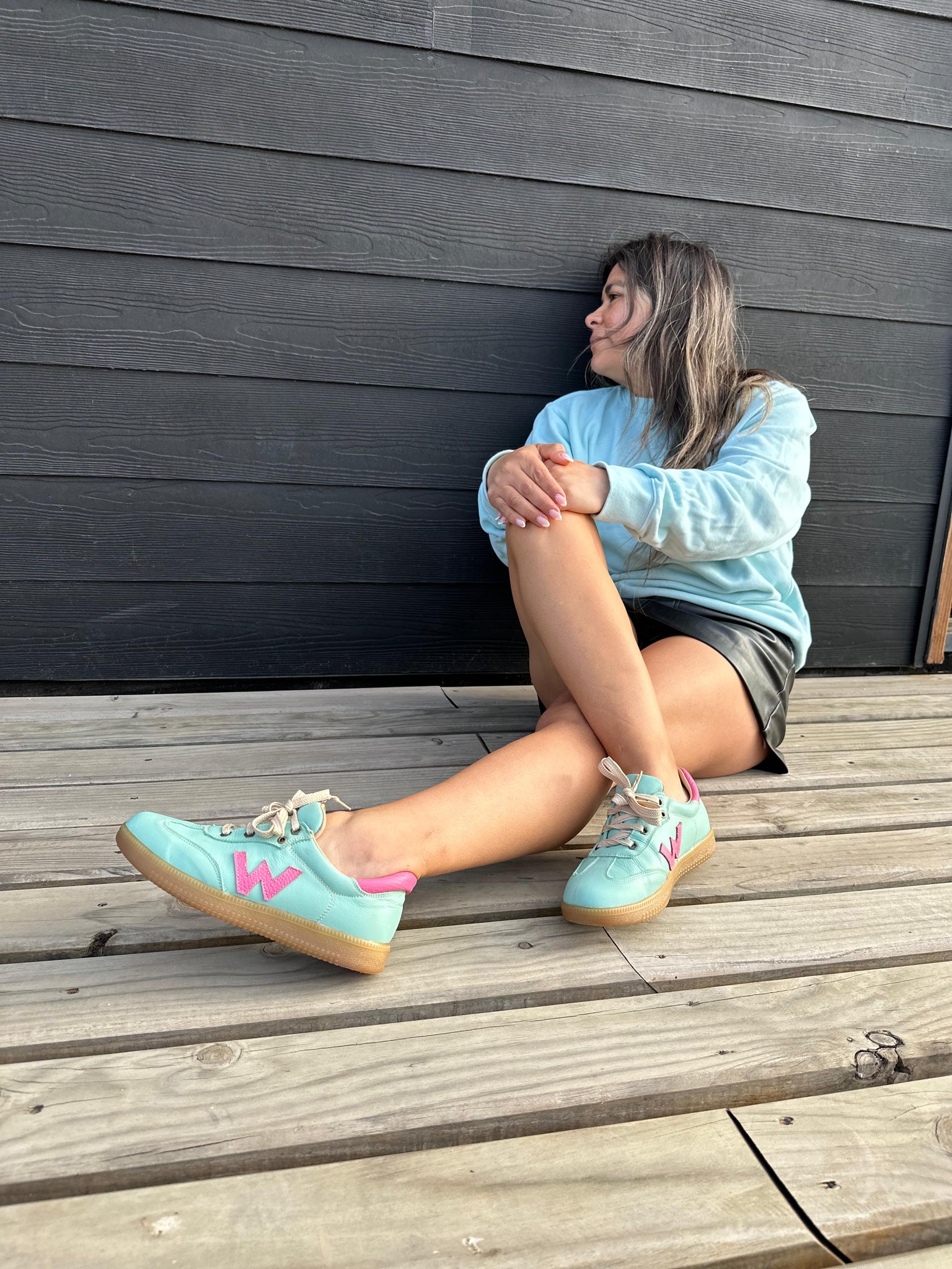 Sneakers turquesa🩵🩵