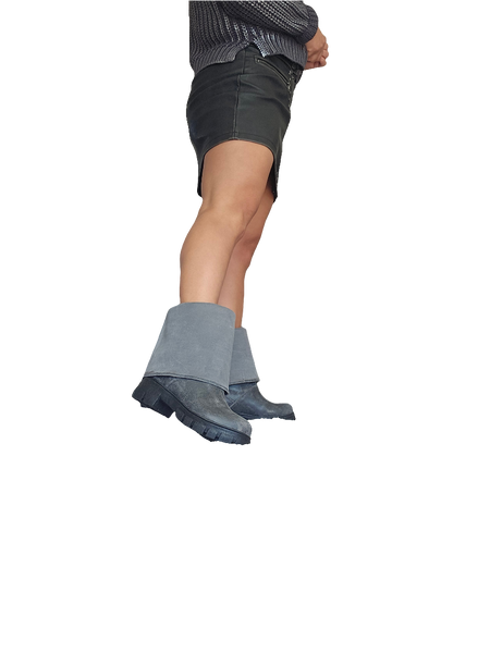 Bota Martina gris envejecido