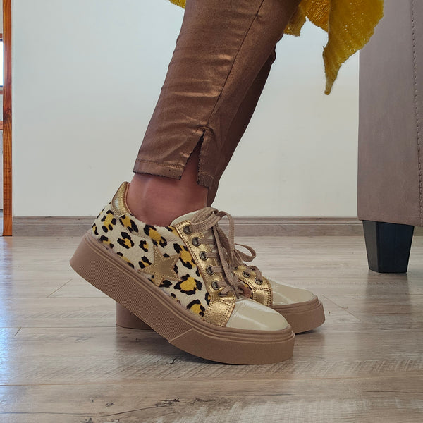 Zapatillas print amarillo 💛💛✨️✨️