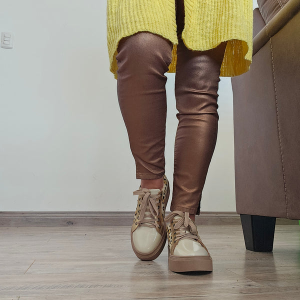 Zapatillas print amarillo 💛💛✨️✨️