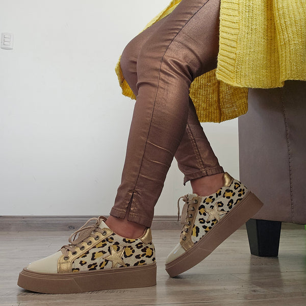 Zapatillas print amarillo 💛💛✨️✨️