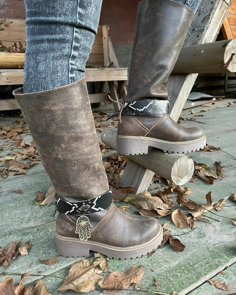 Bota Martina color taupe